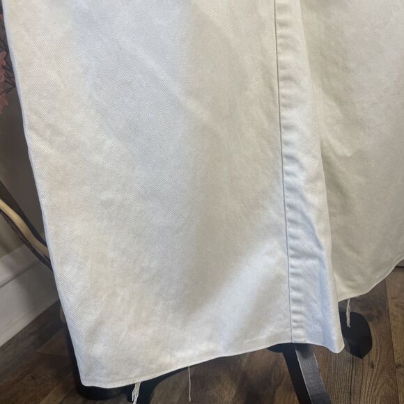 JOIE Linen Blend Wide Leg Culotte Pants Beige Sz 12 Summer Cool - Picture 4 of 8